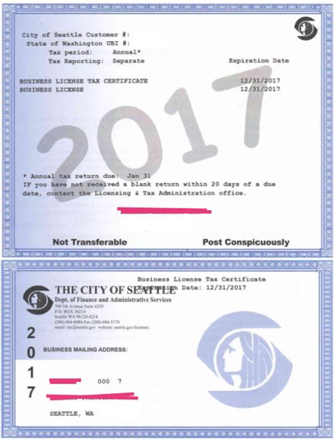 lynnwood washington business license search.